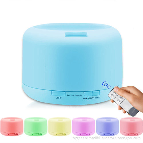 500ml Electric Humidifier White Oil Diffuser Aroma